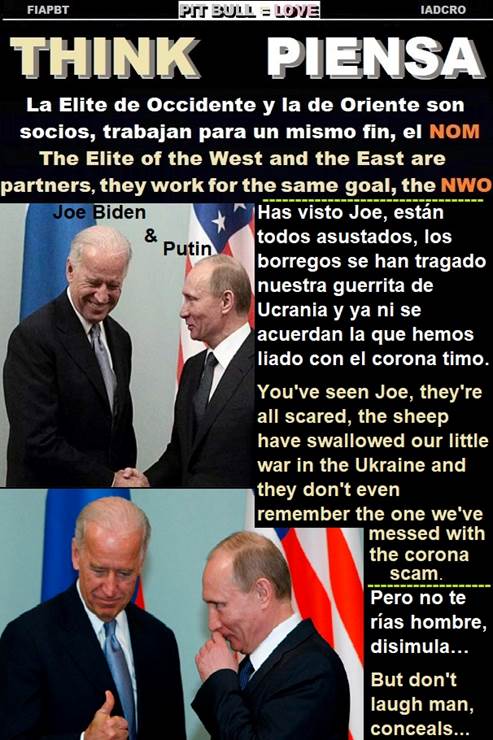 PUTIN Y BIDEN SOCIOS UCRANIA