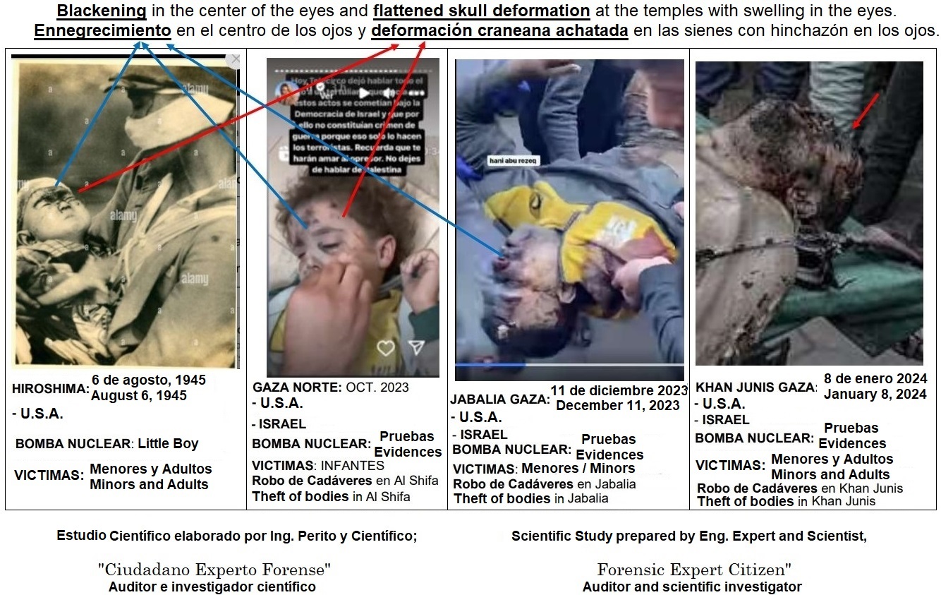 RE 1 ISRAEL SE EVIDENCIA EN EL USO DE ARMAS RADIACTIVAS EN PALESTINA Y YEMEN